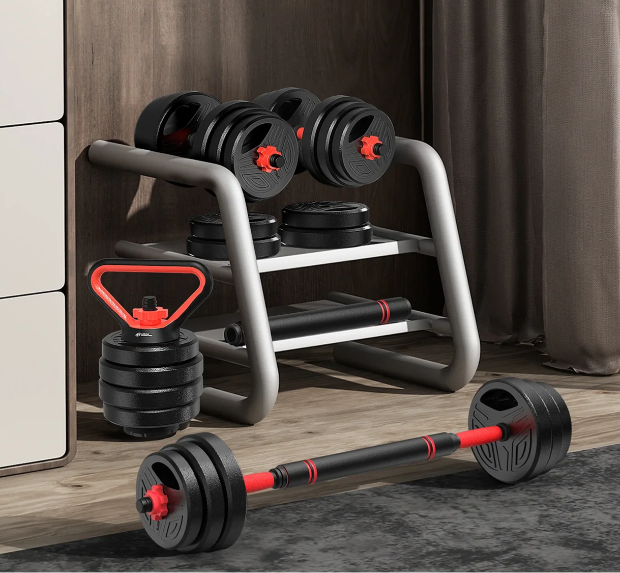 3-in-1 Dumbbell Set