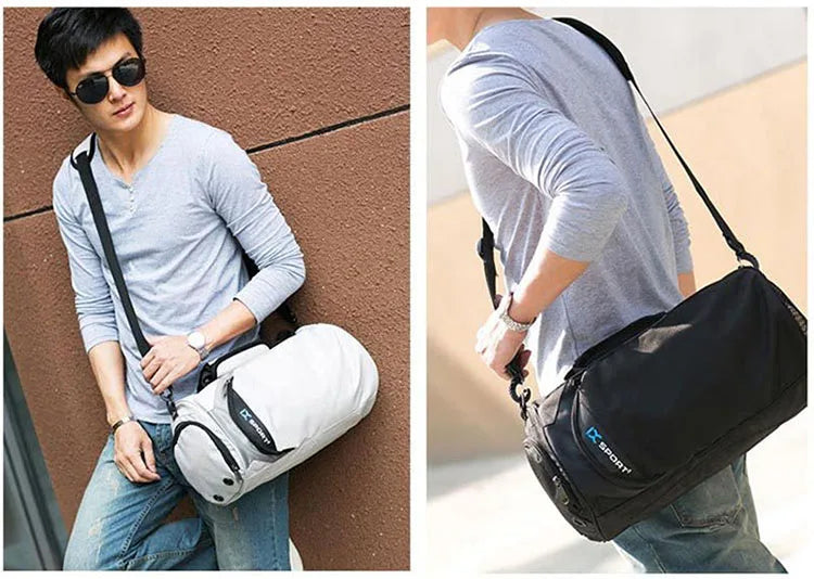 XL Fitness Gym Bag – Wet/Dry Compartments & Travel Ready