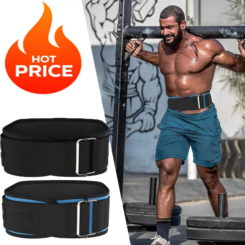 Weight Lifting Belt with Metal Buckle