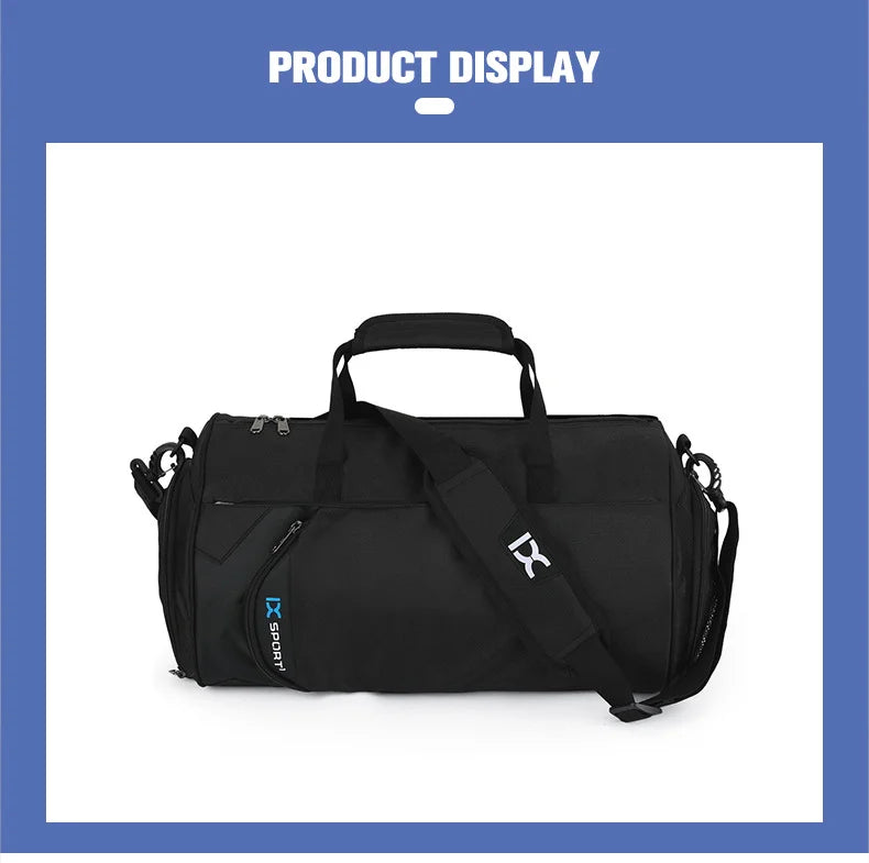 XL Fitness Gym Bag – Wet/Dry Compartments & Travel Ready