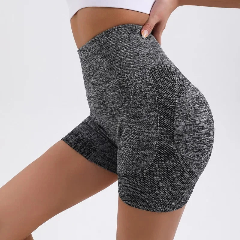 Women’s High-Waist Yoga Shorts – Tummy-Control & Butt-Lifting