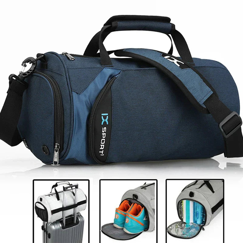 XL Fitness Gym Bag – Wet/Dry Compartments & Travel Ready