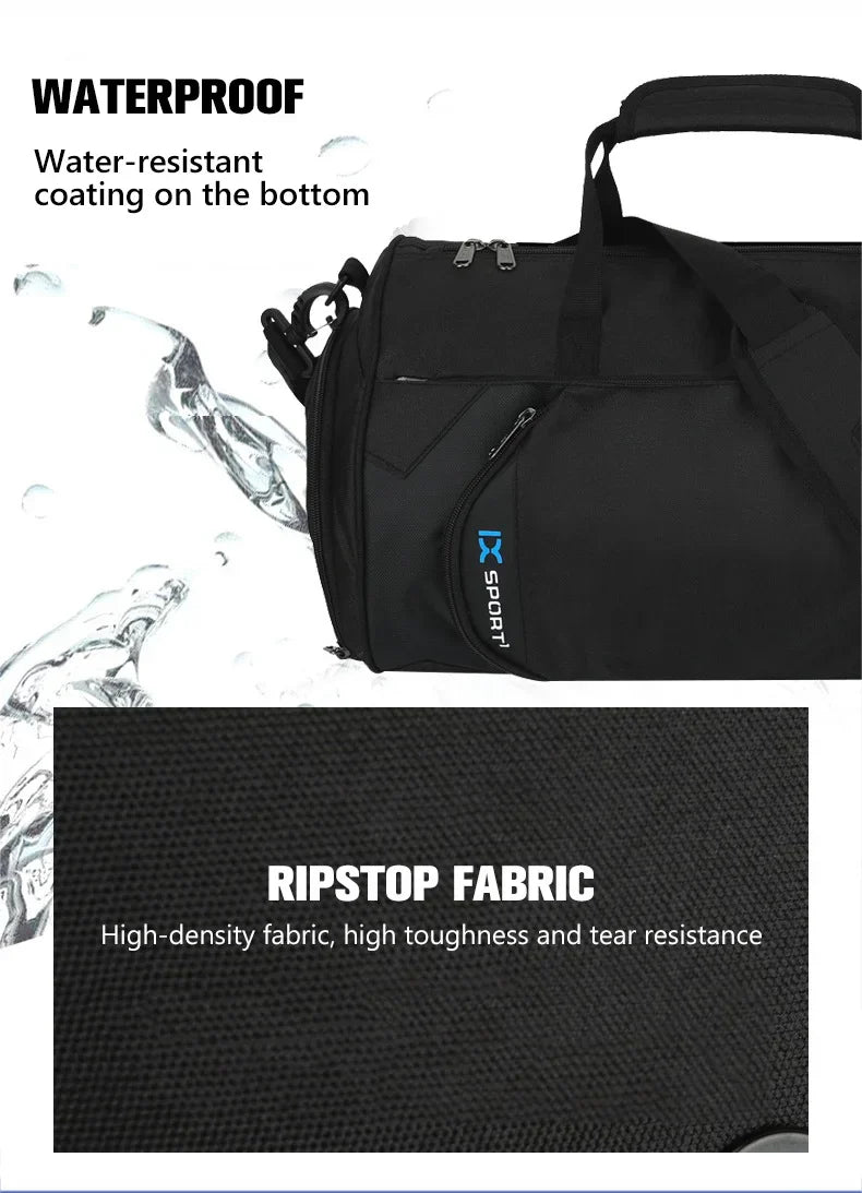 XL Fitness Gym Bag – Wet/Dry Compartments & Travel Ready