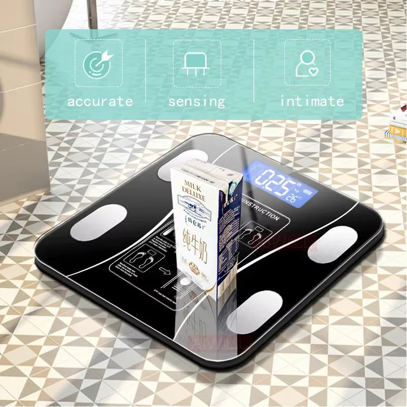 Smart Body-Fat Analysing Bathroom Scale