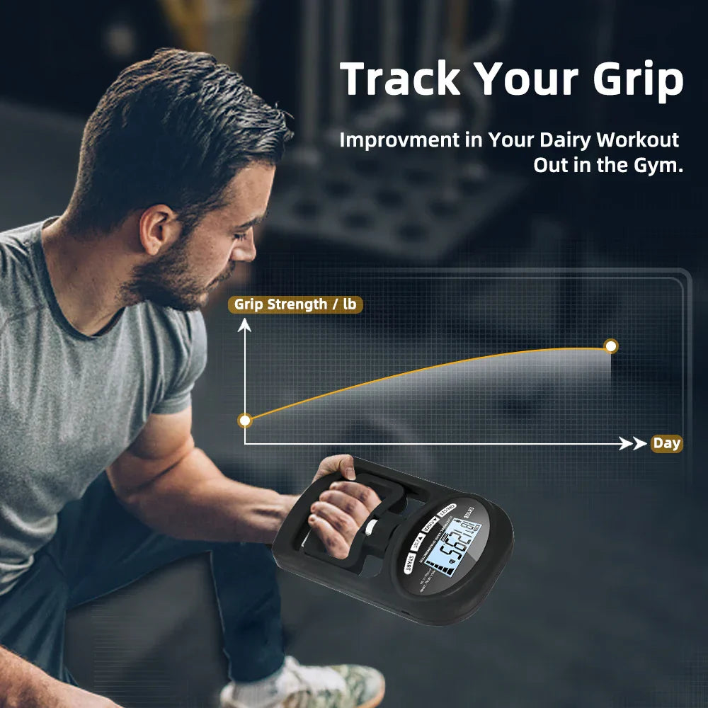 Digital Hand Grip Strength Tester (up to 120 kg / 265 lbs)