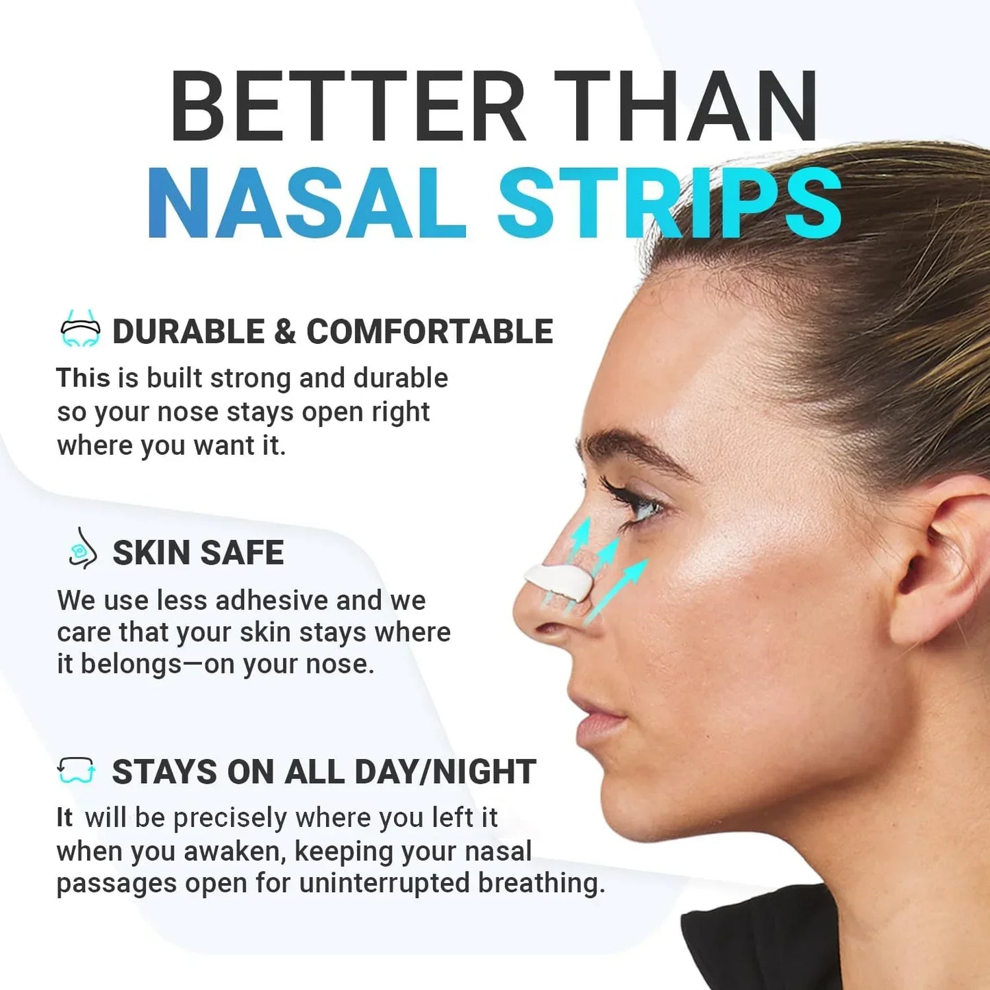 Magnetic Nasal Breathing Dilators (15 Pairs)