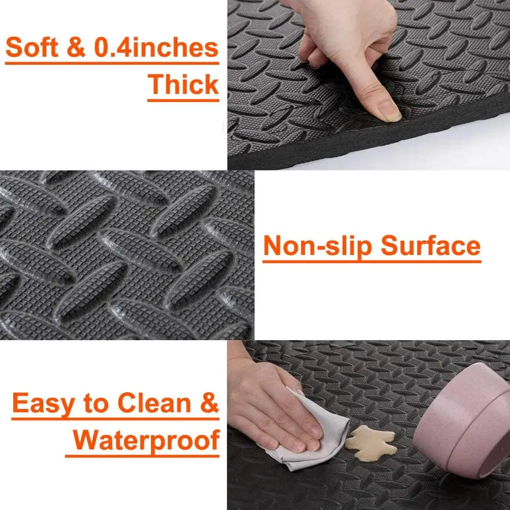 EVA Interlocking Puzzle Fitness Mat – Ultimate Floor Protection