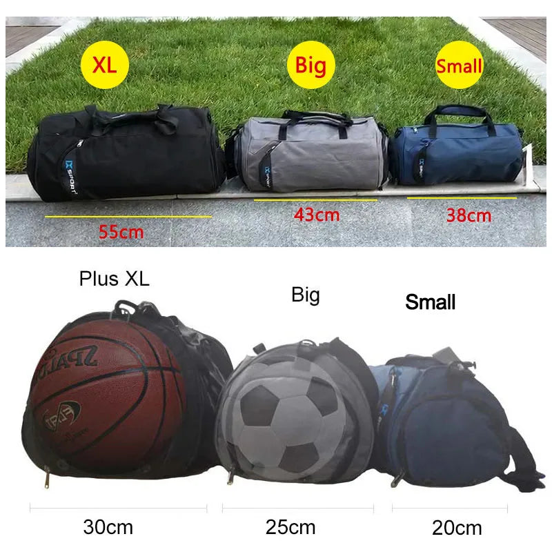 XL Fitness Gym Bag – Wet/Dry Compartments & Travel Ready