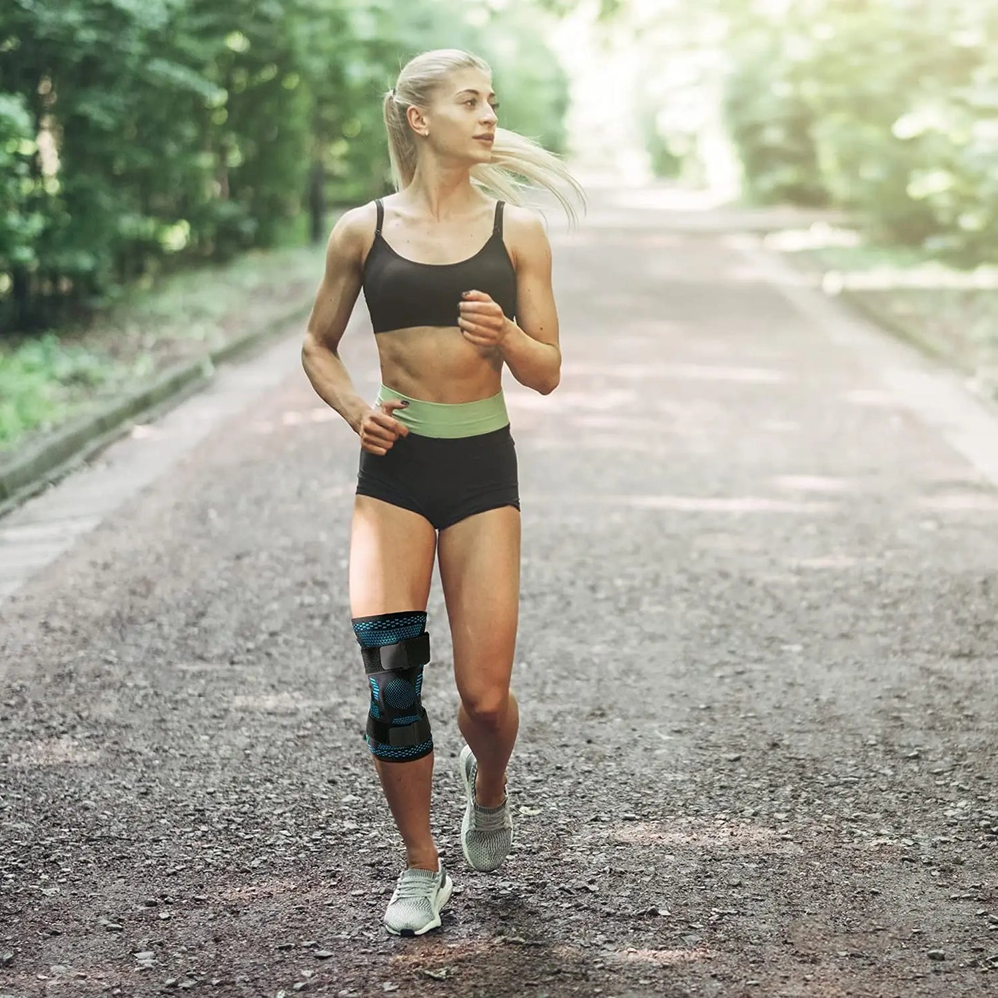 Knee Brace with Side Stabilisers & Patella Gel