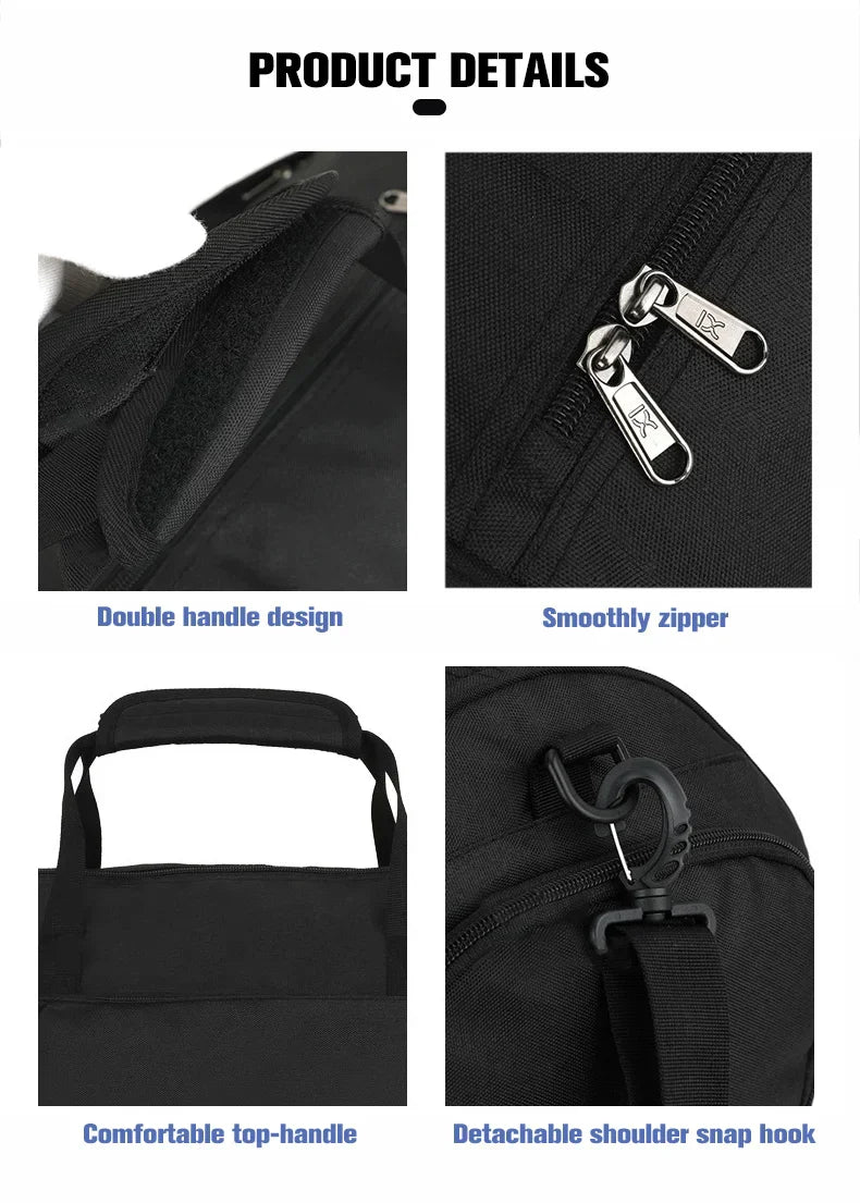 XL Fitness Gym Bag – Wet/Dry Compartments & Travel Ready