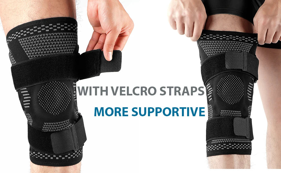 Knee Brace with Side Stabilisers & Patella Gel