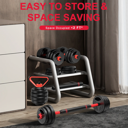 3-in-1 Dumbbell Set