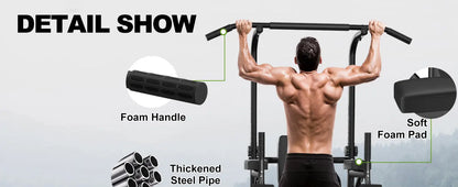 Power Tower Dip Station &amp; Pull-Up Bar