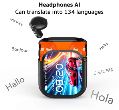 Bluetooth V6.0 Earphones AI Translator