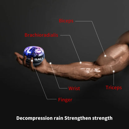 LED Gyroscopic Power Trainer Ball