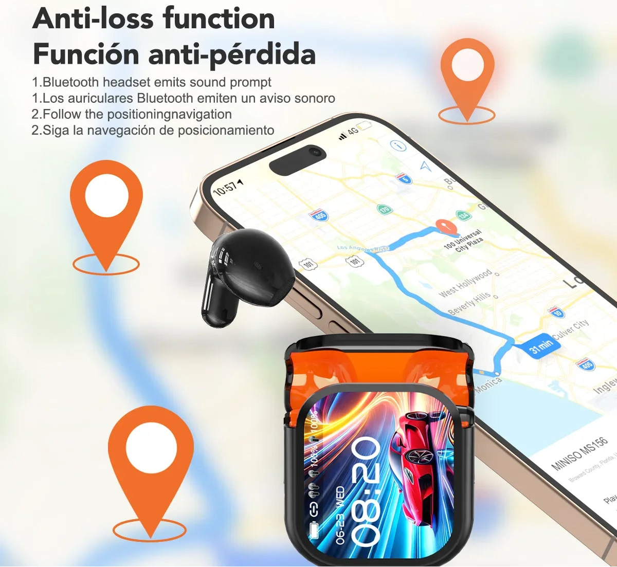 Bluetooth V6.0 Earphones AI Translator