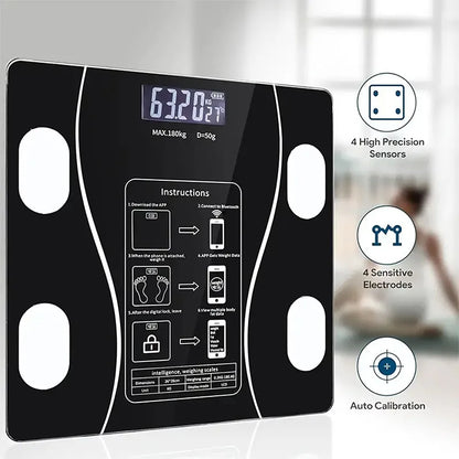 Smart Body-Fat Analysing Bathroom Scale
