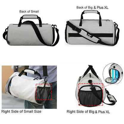 XL Fitness Gym Bag – Wet/Dry Compartments &amp; Travel Ready