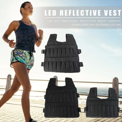 Adjustable Weighted Training Vest (3–15–35 kg Capacity)