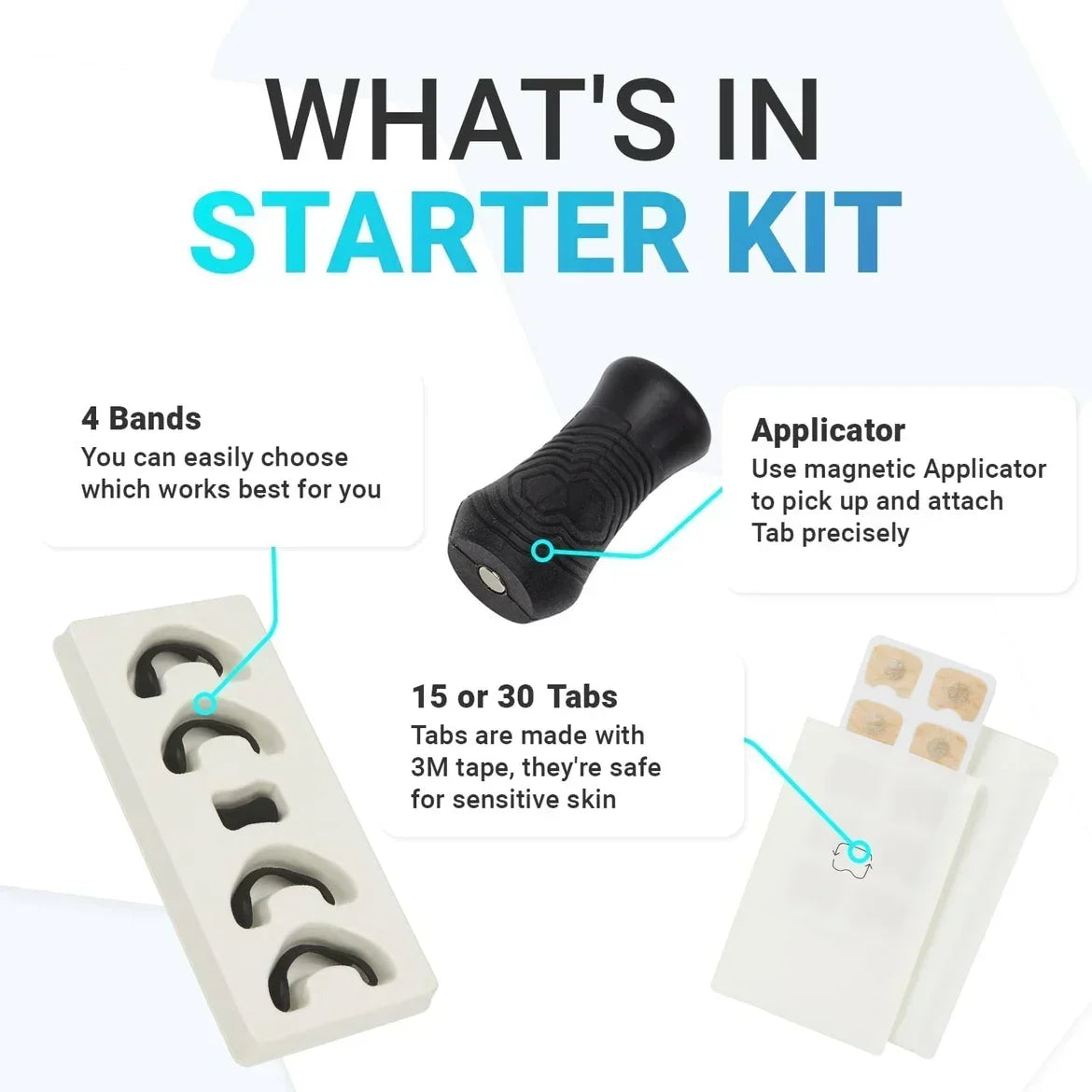 Magnetic Nasal Breathing Dilators (15 Pairs)