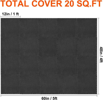 EVA Interlocking Puzzle Fitness Mat – Ultimate Floor Protection