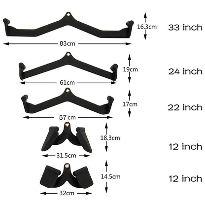 Home Gym V-Bar Pulley Cable Attachment